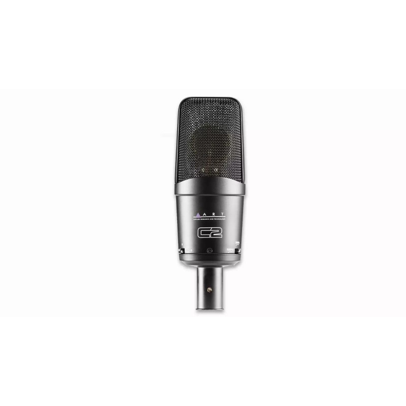 ART C2 Mikrofon pojemnościowy FET, wielkomembranowy kardioidalny, tłumik, filtr HPF